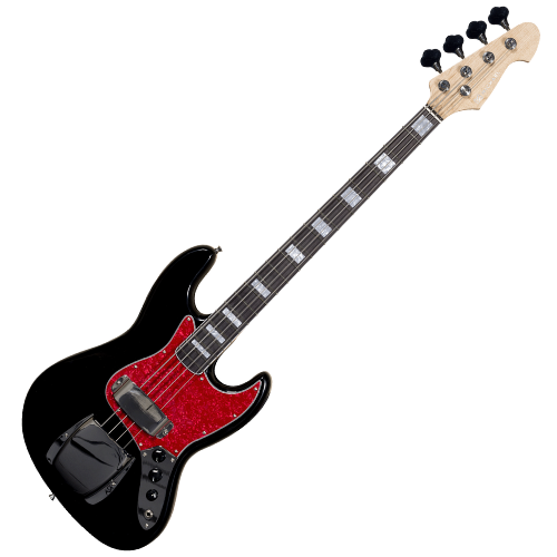 Contrabaixo Michael JB BM675N BT Black Tortoise com Corpo Basswood Captadores Single Coil e Tarraxas Cromadas