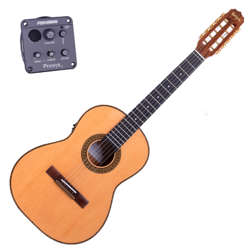 Viola Rozini Presença Brasil Esplendor RV115.FP2.N.LP Clássica Ativa com Equalizador Fishman Presys II