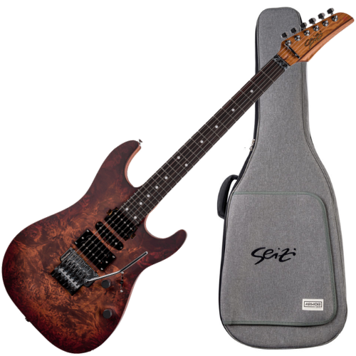 Guitarra Seizi Katana Blessed Patrick Souza Signature com Corpo Buril Maple sobre Mogno Captadores Seizi Jutsu ALNICO V HSH e Ponte Floyd Rose Licensed 10361198