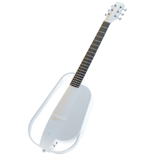 Violão Inteligente Seizi Smart White com Corpo Composto Acústico de Fibra de Carbono Captador Piezo e Falante Embutido 15W 10360680