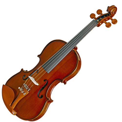 Violino Eagle VE431 3/4 com Tampo Abeto Sólido, Fundo e Laterais Maple, Verniz Brilhante, Arco com Olho Paris e Crina Animal, Breu e Estojo Térmico Extra Luxo Retangular HTML
