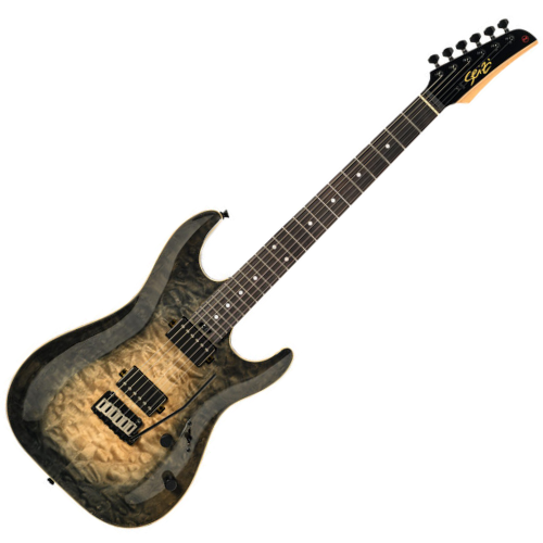 Guitarra Seizi Katana Aura HH Dark Moon com Captadores Seizi Aura HH Equalizador Seizi Aura com Afinador Integrado e Acabamento Black Matte 10361292