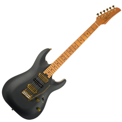 Guitarra Seizi Katana Blast HSH Blackout Mist com Captadores Seizi Blast HSH Equalizador Seizi Aura com Afinador Integrado e Acabamento Blackout Mist 10361287