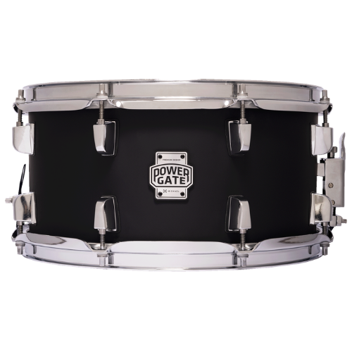 Caixa de Bateria Michael Powergate Stage PGS1365 JBK 13x6.5 com Aro Die-Cast e Acabamento Jet Black
