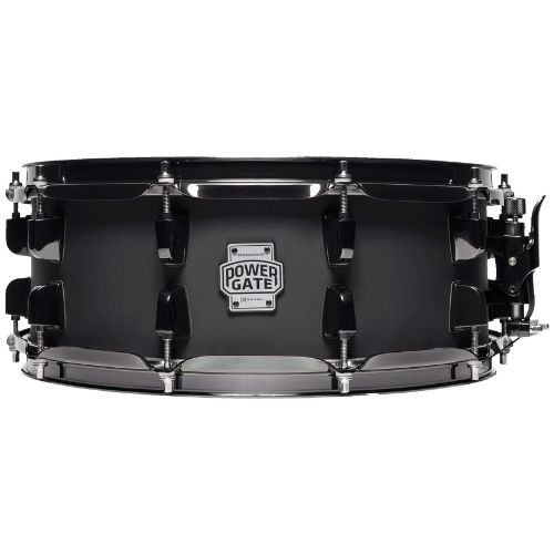 Caixa de Bateria Michael Powergate Darkshot PGD1455 BGR 14x5.5 com Aro Die-Cast e Acabamento Black Gloss Red Burst