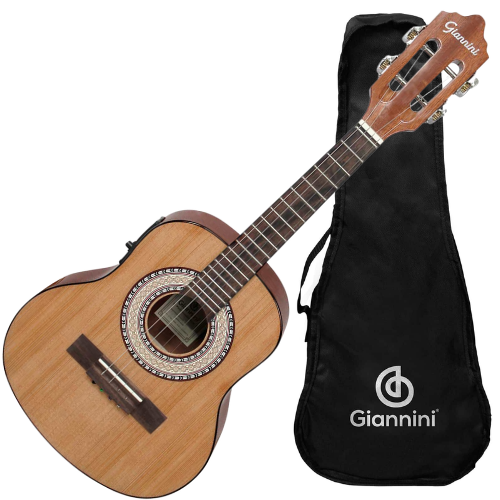 Cavaco Eletroacústico Giannini Performance Plus CS-34 SPG EQ Spruce Glossy com Tampo Spruce Sólido e Equalizador MT-2 2 Bandas