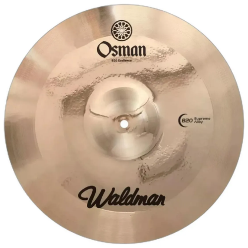 Prato Waldman Osman Crash 19" Ataque com Som Equilibrado e Projeção Rica