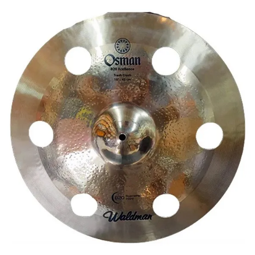 Prato Waldman Osman Trash China 19" Osm Tcx19 Dourado Escuro Efeito Trashy Agressivo