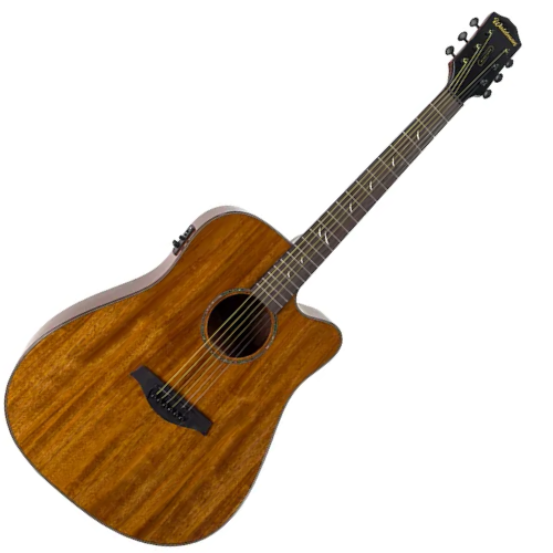 Violão Eletroacústico Waldman Blastone Grand DCEX-741 Aço Natural com Equalizador Integrado e Afinador