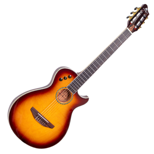 Violão Eletroacústico Marquês VN14 SB EQ Sunburst Brilho Flat Anatômico Cutaway com EQ Ativo MQ3 e Timbre Equilibrado