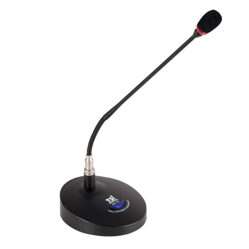 Microfone de Mesa TSI MMF 302 Gooseneck Condensador Cardioide com Phantom Power, Sistema Ghostless e LED Indicador
