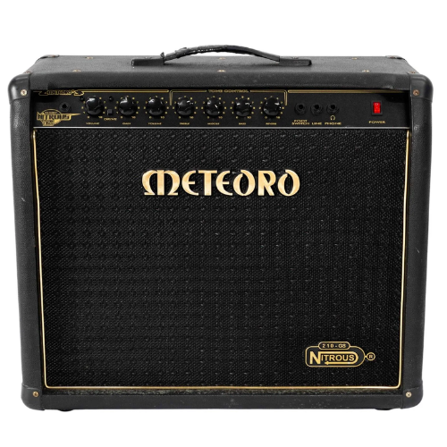 Amplificador Meteoro Nitrous Drive GS100 100W 12 Polegadas Híbrido Pré-Valvulado com 2 Canais 4 Timbres Chaves Reverb e Falante 12
