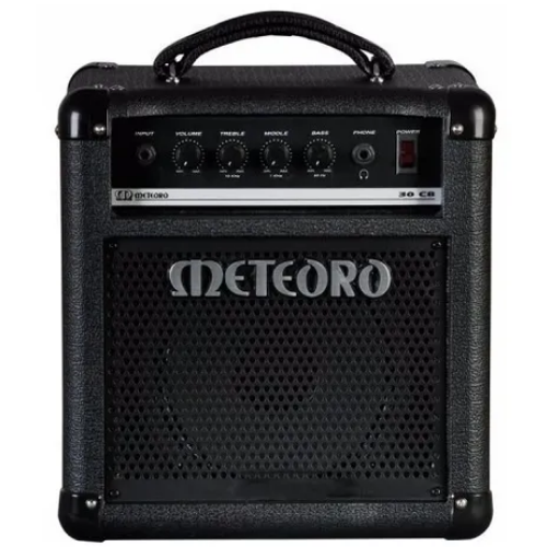 Amplificador Meteoro Thor CB 30 RMS para Contrabaixo com Falante 8" Entrada Alta Impedância Saídas para Caixa Externa