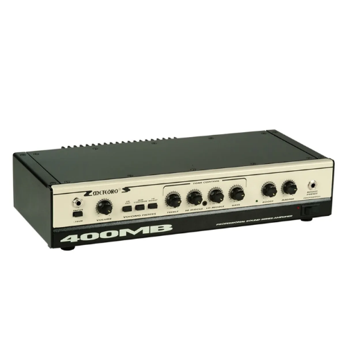 Cabeçote Meteoro 400 MB RMS para Contrabaixo com Filtros Voicing (Lo Cut Mid Contour Hi Boost) Pad -10dB para Ativo Saída para Caixa Externa