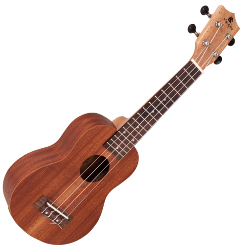 Ukulele Soprano Acústico Marquês UKS-140 MGS AC Mahogany Fosco com Tampo Sapele e Laterais Fundo Sapele