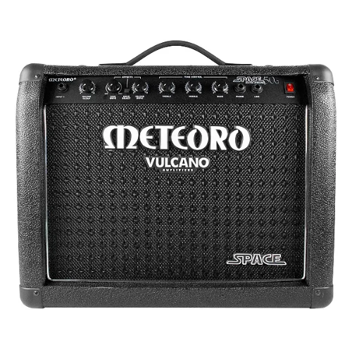 Amplificador Meteoro Space Guitar 50W RMS para Guitarra com Falante 12" 2 Canais (Clean/Drive), Reverb Equalizador 3 Bandas e Entrada Auxiliar