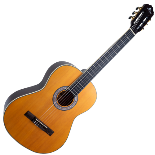 Violão Acústico Nylon Marquês VN-15 NS AC Natural Fosco com Corpo Clássico Tradicional e Tampo Pinho Laminado