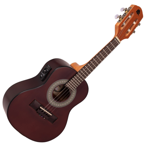 Cavaco Eletroacústico Marquês CA135 CTS EQ Castanho Fosco Estudante com Tampo Fundo e Laterais em Plywood Laminado Braço em Cedro Escala em Rosewood com 20 Trastes em Alpaca Equalizador Ativo UK-300T 2 Bandas