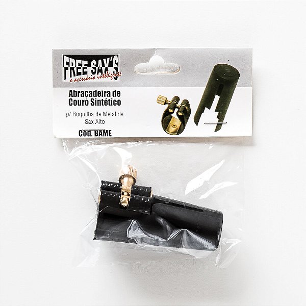 Braçadeira/Cobre Boquilha Sax Alto Metal Free Sax BAME