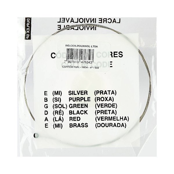 Corda Avulsa para Guitarra 4 .024 NIG Níquel N634.