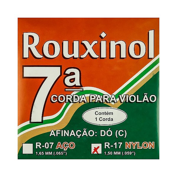 Corda Avulsa Para Violão Nylon 7 (DÓ) Rouxinol R17