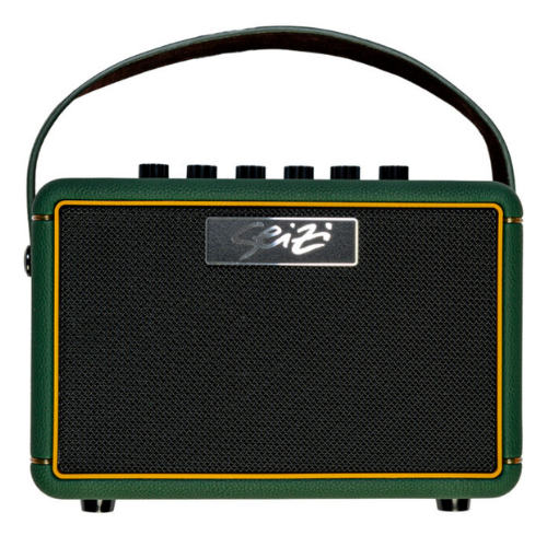 Amplificador para Guitarra Seizi Smart Amp 10W Green com Bluetooth Efeitos Bateria Eletrônica Entrada para Microfone e Pilhas Recarregáveis 10361149