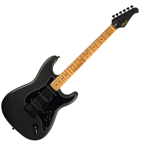 Guitarra Seizi Multi Smart Metallic Black com Sistema de Efeitos Integrados e Ponte Tremolo 10361206