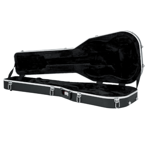Case para Guitarra Gator Gc Sg com Estrutura ABS Ultra Resistente Interior em Microveludo Vermelho com Espuma Acolchoada Alças Ergonômicas Travas Reforçadas e Design Específico para Formato SG