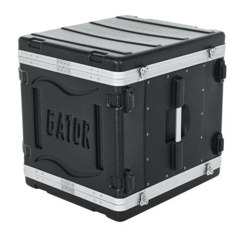 Case para Periférico Gator 12U Polietileno 19" GR 12L com Estrutura em Polietileno Ultra Resistente Alças Ergonômicas Travas Reforçadas Rodas e Tampa Frontal Removível Proteção Robusta e Prática para Rack 12 Unidades 19"