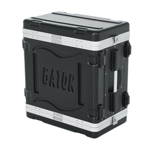Case para Periférico Gator 6U Polietileno 19 GR 6L com Estrutura em Polietileno Ultra Resistente Alças Ergonômicas Travas Reforçadas Rodas e Tampa Frontal Removível Proteção Robusta e Prática para Rack 6 Unidades 19"