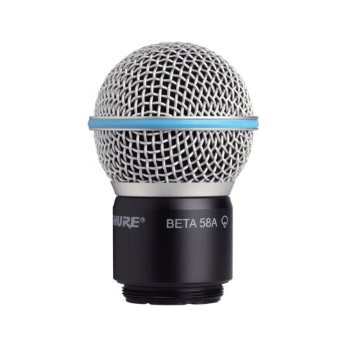 Cápsula Shure RPW118 Beta 58A Sem Fio com Conjunto de Alojamento e Grade Fosca Dinâmico Supercardioide para Transmissores de Mão