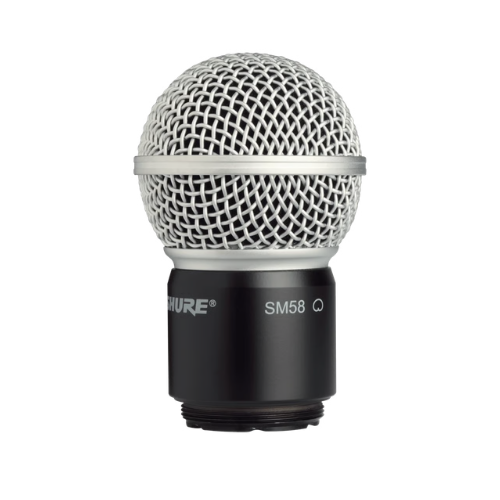Cápsula Shure RPW112 SM58 Sem Fio com Conjunto de Alojamento e Grade Fosca Dinâmico Cardioide para Transmissores de Mão