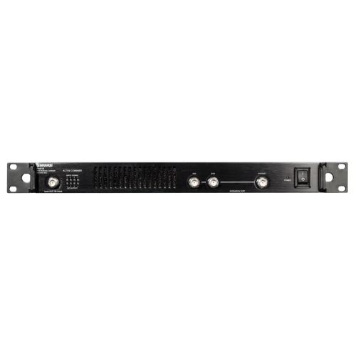 Combinador de Antenas Shure PA421B 4x1 PSM UHF 470-865 MHz com Ventoinha Silenciosa e Encadeamento para até 2 Unidades