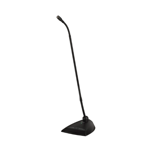 Microfone Shure MX418D/S Gooseneck Microflex 18" Cardioide com Base de Mesa Desktop Pré-amplificador Embudo Flange de Travamento Shock Mount A400SM e Windscreen de Espuma