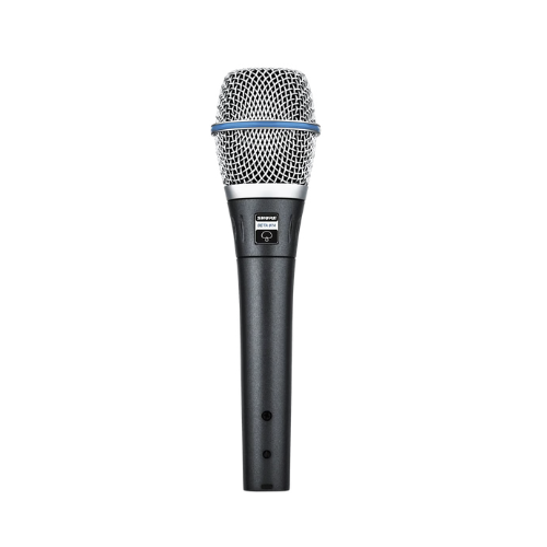 Microfone Shure Beta 87A Vocal Condensador Supercardioide com Shock-Mount Pneumático Pop Filter Integrado Phantom Power Neodímio e Resposta Suave com Presença