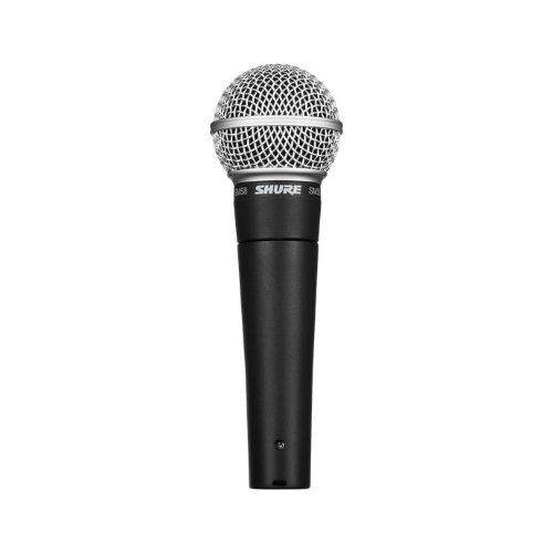 Microfone Shure SM58-LC Vocal Dinâmico Cardioide com Shock-Mount Pneumático Filtro Anti-Pop Integrado Adaptador A25D e Bolsa de Transporte