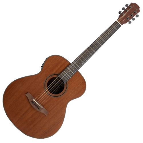 Violão Eletroacústico Benson GFM100E NS Folk Aço Natural Satin com Tampo Sapele Corpo Sapele Braço Okume Escala Technical Wood 21 Trastes Pré BS-4 com Afinador