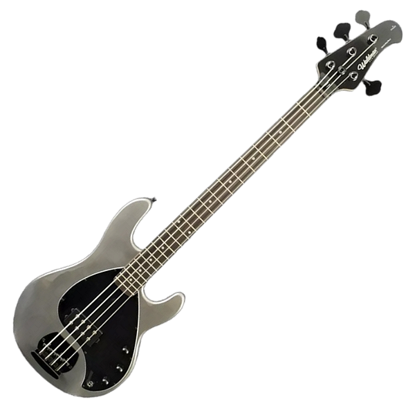 Contrabaixo Waldman MB 100 GP Grafite 4 Cordas Passivo com Captador Humbucker MM Corpo Basswood e Braço Maple