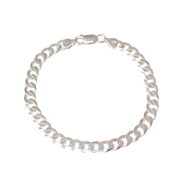 Pulseira Masculina Prata Grumet Italiana