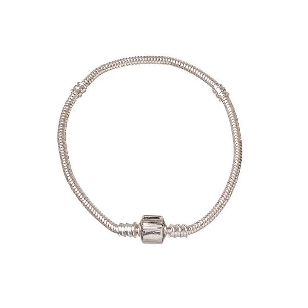 Pulseira de Prata Berloques 19cm