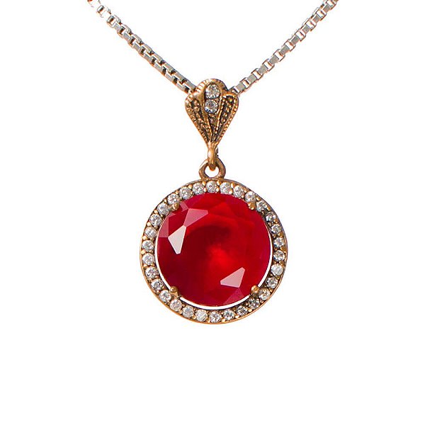 Pingente Joia Turca Vermelho
