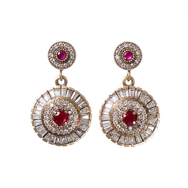 Brinco Prata Pizza Joia Turca