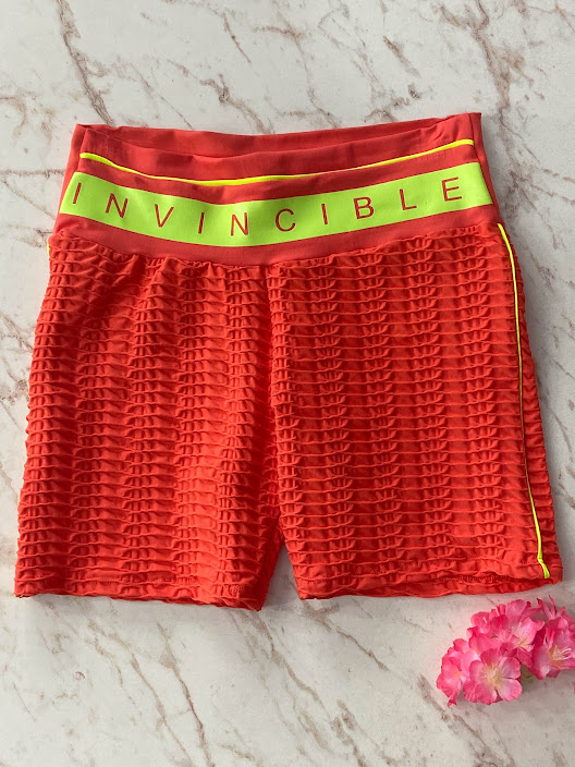 Shorts Tradicional Brocado Invencible - Laranja