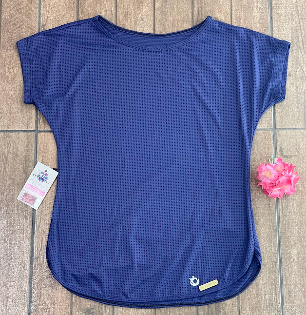 Camisa Dry Fit - Azul Marinho