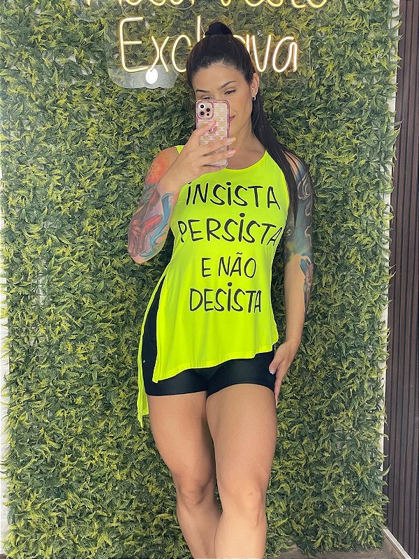 Regata Tapa Bumbum Amarelo Neon -P/M