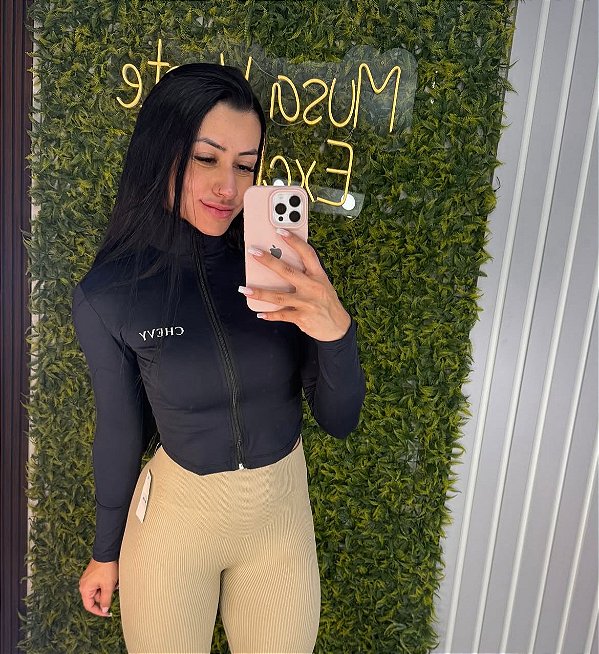 Jaquetinha Biker Preta-P/M