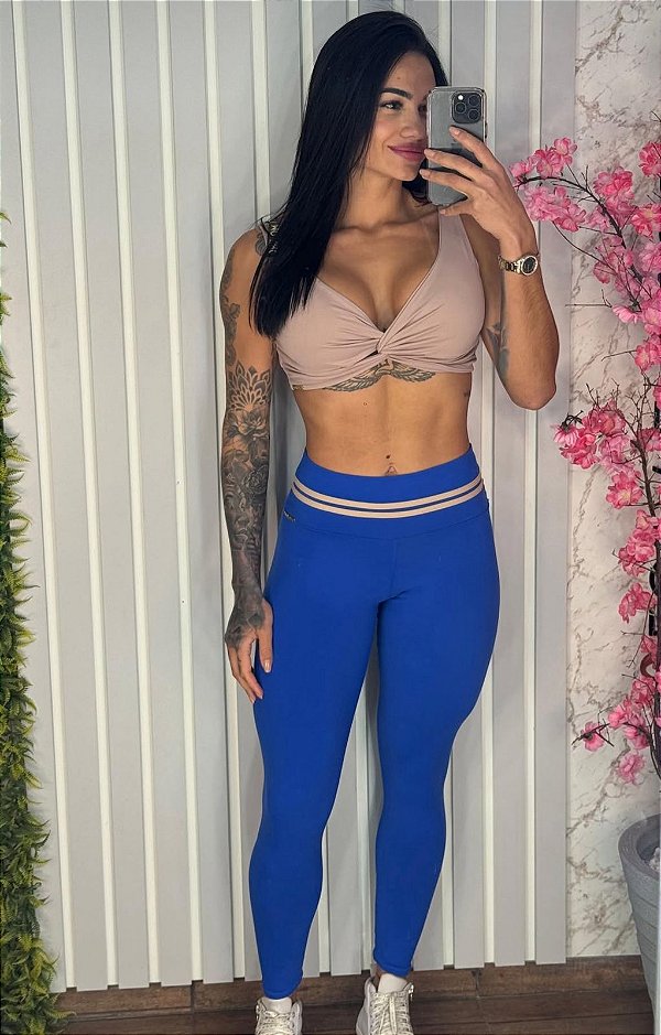 Conjunto Empina Azul Safira - Tamanho único 38 a 42