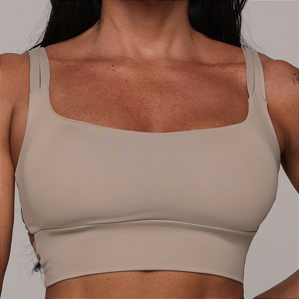 Top Creta Areia - Tamanho único