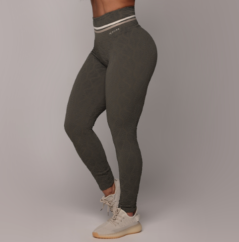 Legging Empina Jacquard Nature -Tamanho único - 38 a 42