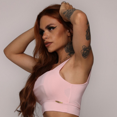 Top íris - Tamanho único